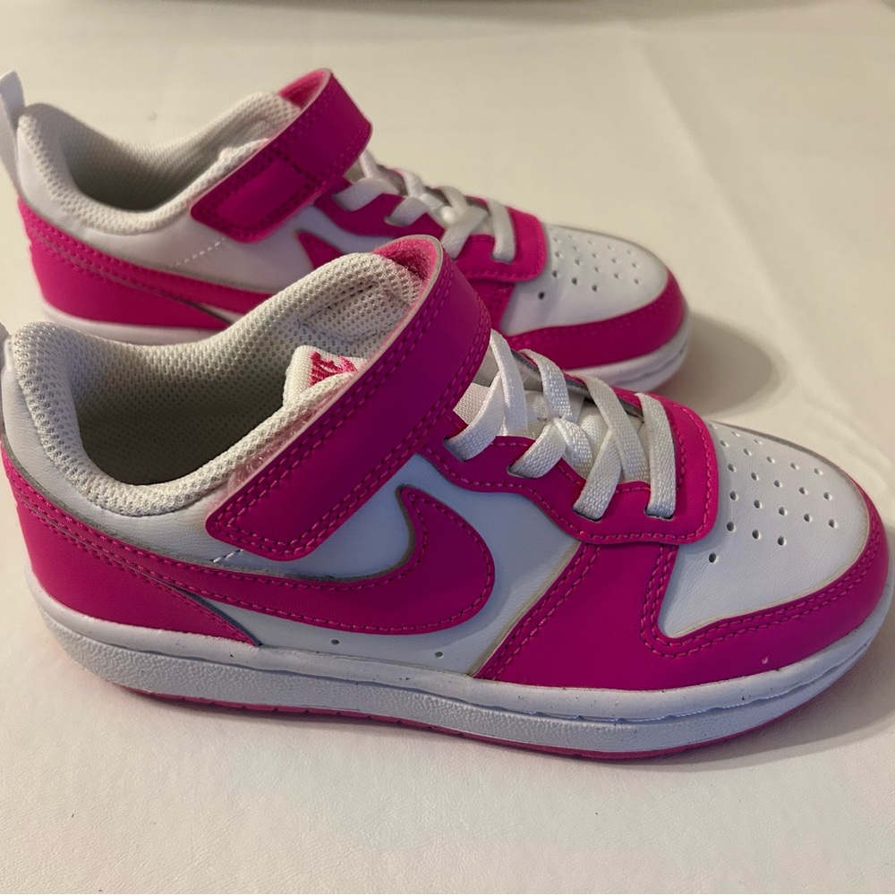 Kids Pink and White Sneakers
